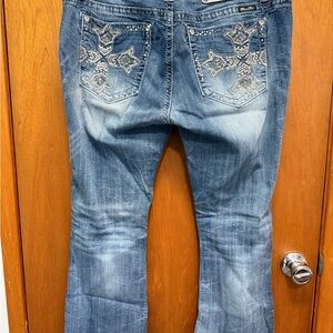 Miss Me Women's Mid Rise Easy Boot Jeans - Size 36